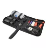 Kit d'outils réseau professionnel DSIT DC-TOOLSET-PRO avec pince à sertir, testeur, outil d'insertion, pinces, tournevis, connecteurs et étui à fermeture éclair