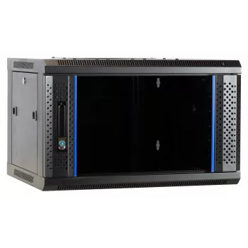 Armoire serveur murale DSIT DS6404-F 4U avec porte vitrée, non montée, 600 x 450 mm