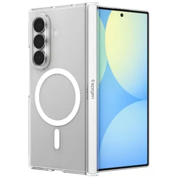 Coque Air Skin Zero MagFit Spigen pour Samsung Galaxy Z Fold 8 Ultra, compatible MagSafe, Clear White (ACS11495)