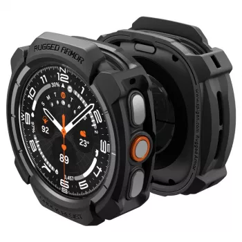 Coque Spigen Rugged Armor pour Samsung Galaxy Watch Ultra 2 2026 (47mm) – noir mat