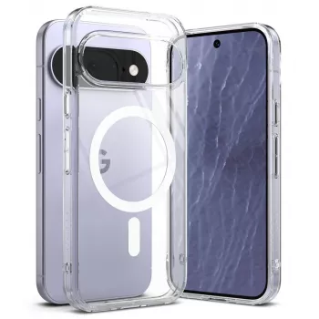 Coque MagSafe magnétique Ringke Fusion pour Google Pixel 11 - transparente