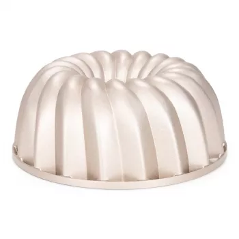 Ensemble de 6 moules mini-bundt en acier au carbone antiadhésif Patisse PAT-04502, noir