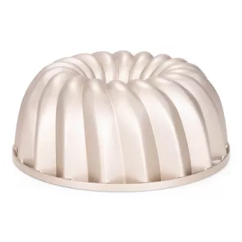 Ensemble de 6 moules mini-bundt en acier au carbone antiadhésif Patisse PAT-04502, noir