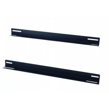 Rails de montage rack DSIT 19 pouces pour armoires murales de 600 mm de profondeur – acier galvanisé, 1 paire
