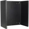 Cadre rack mural DSIT 12U 19 pouces, profondeur 300 mm, fixe, acier, noir