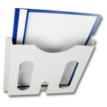 Porte-documents DSIT DS-A4 pour rack serveur pour papier A4, acier, noir, montage rack 19 pouces
