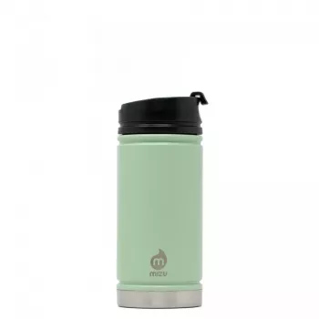 Gobelet isotherme en acier inoxydable Mizu V5 450 ml avec couvercle café Sea Glass