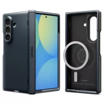 Coque SPIGEN Slim Armor Pro MagSafe pour Samsung Galaxy Z Fold 8 Ultra - Metal Slate