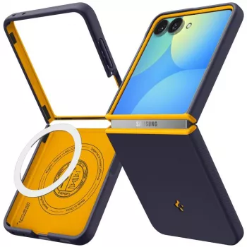 Coque Spigen Nano Pop MagSafe pour Samsung Galaxy Z Flip 8 - Blueberry Navy