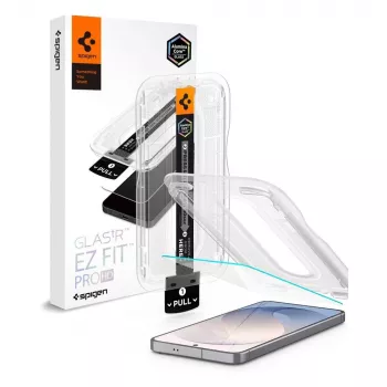 Protection d'écran en verre trempé Spigen Glas.tR EZ Fit Pro AC HD pour Samsung Galaxy S26 FE - transparent