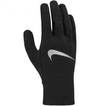 Gants de course Nike Therma-Fit pour homme noir taille L