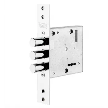 Serrure encastrée KALE 447L CP, entraxe 45 mm, 85 mm PZ, chromée, réversible