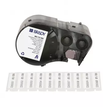 Étiquettes polyester FreezerBondz B-490 BRADY pour BMP21-PLUS, M210, M211 - 19,05 mm x 6,4 m, blanc, acrylique permanent, transfert thermique, cryogénie et laboratoire
