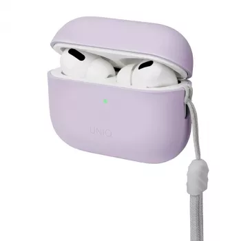Coque en silicone UNIQ Lino pour AirPods Pro 2e génération - Lilas lavande