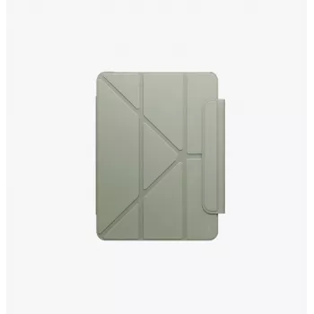 Housse folio UNIQ Camden Lite pour iPad 11 pouces A16 (2025) et iPad 10,9 pouces 10e génération (2022) gris