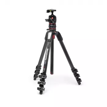 Trépied en fibre de carbone Manfrotto MK055CXPRO4BHQR avec rotule
