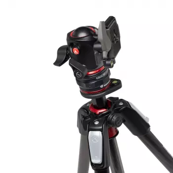 Trépied en fibre de carbone Manfrotto MK055CXPRO4BHQR avec rotule