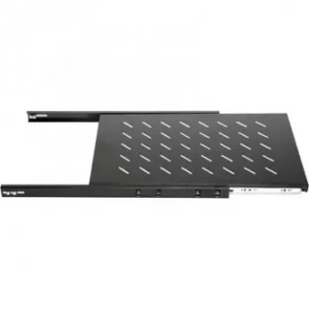 DSIT DS-UH100 Extendable Rack Shelf 1U 930mm Depth 18kg Load Black
