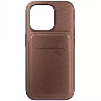Peak Design Mobile Wallet SlimLink support de cartes magnétique avec pied pour MagSafe, Adobe Red