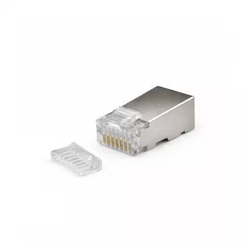 Connecteur réseau DSIT FTP RJ45 CAT6 pour câbles souples - 10 pièces
