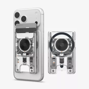 Porte-cartes magnétique MagSafe SPIGEN Ultra Hybrid Wallet NEO One - noir
