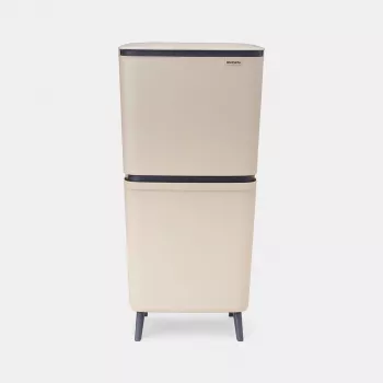 Poubelle Brabantia SortUp Hi 20+25L, beige