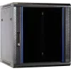 DSIT DS6612 12U Wall-Mount Server Cabinet with Glass Door, 600x600x635 mm, Black