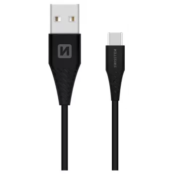 Câble Swissten USB-A vers USB-C 3.1 Gen 1 1,5 m noir