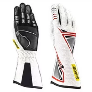 Gants de sim racing Sabelt G39 - taille M, blanc