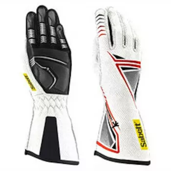 Gants de sim racing Sabelt G39 - taille S, blancs
