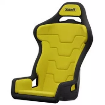 Siège de sim racing Sabelt SRS-1, coque en fibre de verre, rembourré - Racing jaune