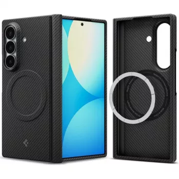 Coque Spigen AirSkin Aramid MagSafe pour Samsung Galaxy Z Fold 8 Ultra - Noir mat