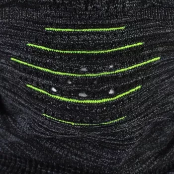 BUFF DryFlx Pro Cagoule - noir, stretch 4 directions sans coutures, thermique, réfléchissante