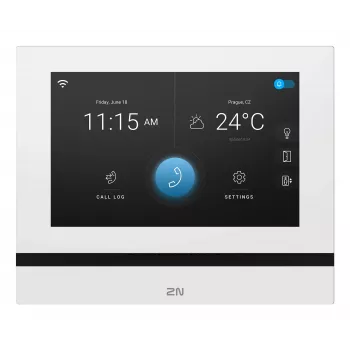 2N Indoor View station intérieure tactile Wi-Fi 7 pouces, blanc
