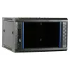 DSIT Armoire serveur murale 6U avec porte vitrée, 600 x 600 x 368 mm, noire