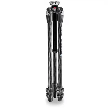 Pieds de trépied Manfrotto MT290XTC3 en fibre de carbone - 3 sections, verrous à levier, charge utile 5 kg