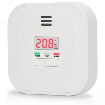 Détecteur de monoxyde de carbone Alecto COA4010 avec écran LCD