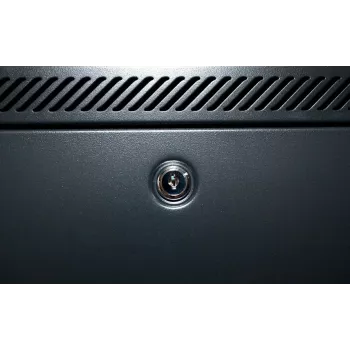 Armoire rack serveur DSIT 42U 19 inch avec porte avant perforée, 600x1000x2000 mm, noir