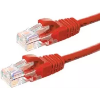 Câble de raccordement réseau DSIT CAT5e U/UTP, 7 m, rouge, 100 % cuivre (DC-55-075)