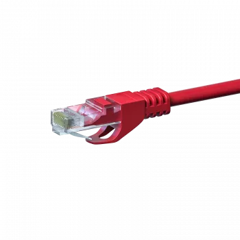 Câble de raccordement réseau DSIT CAT5e U/UTP, 7 m, rouge, 100 % cuivre (DC-55-075)