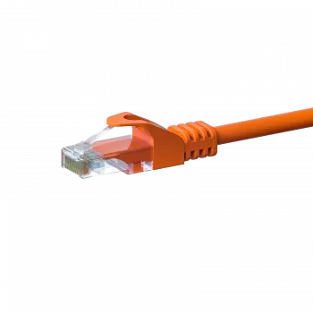 Câble de raccordement réseau DSIT CAT5e U/UTP, 15 m, orange, 100 % cuivre (DC-56-150)
