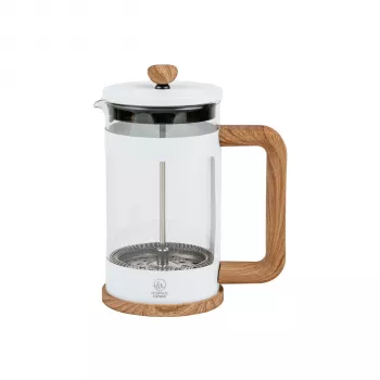 Cafetière et théière à piston Leopold Vienna Franca, 600 ml, blanc