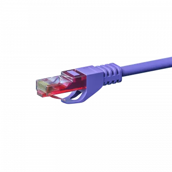 Câble réseau patch DSIT CAT6 U/UTP, 1,5 m, violet, 100% cuivre