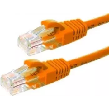 Câble réseau DSIT CAT6 100 % cuivre - U/UTP - 2 mètres - orange (DC-66-020)