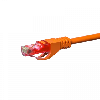 Câble réseau DSIT CAT6 100 % cuivre - U/UTP - 2 mètres - orange (DC-66-020)