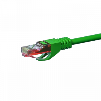 Câble de raccordement réseau DSIT CAT6 U/UTP, 3 m, vert, 100 % cuivre (DC-63-030)