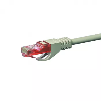 Câble de raccordement réseau DSIT CAT6 U/UTP 30 m gris 100 % cuivre (DC-61-300)