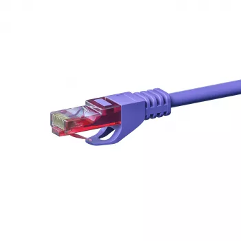 Câble réseau DSIT CAT6 U/UTP 50 m violet 100 % cuivre - DC-68-500