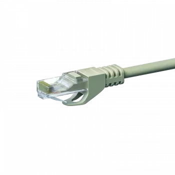 Câble de raccordement réseau DSIT CAT 6 U/UTP, 3 m, gris, CCA, RJ45, 1 Gbit/s, 250 MHz