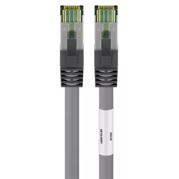 Câble de raccordement réseau DSIT CAT 8 S/FTP PiMF RJ45 gris 3 m